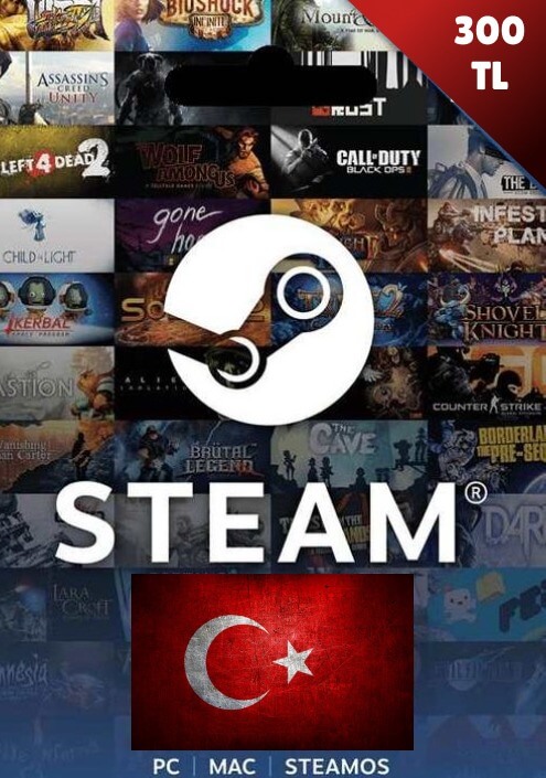 300 TL Steam Wallet Top-Up