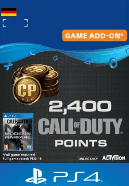 Call of Duty: Modern Warfare 2400 Points - PlayStation DE