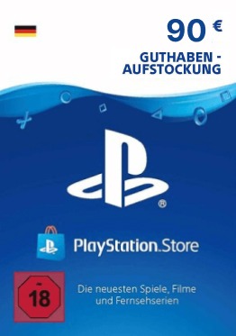 €90 PlayStation Network Wallet Top Up